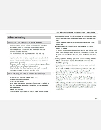 subaru wrx sti& s4 2023- 2024 owners manual in english (jdm)